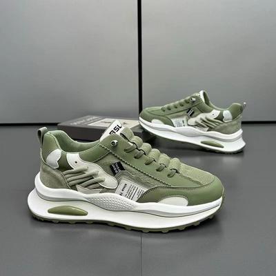 Zomer herenschoenen nieuwe heren platform verhogende papa schoenen heren sport- en vrijetijdsschoenen veelzijdige mesh trendy schoenen
