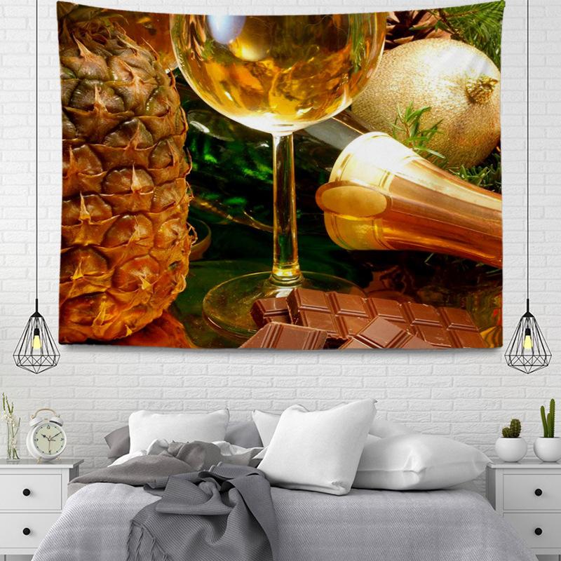 Hängende Wandteppiche aus Stoff im weihnachtlichen Stil