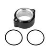 CNC Aluminum Exhaust Clamp Flange Assembly For 2.5 Inch Turbo Dump Pipe Downipes