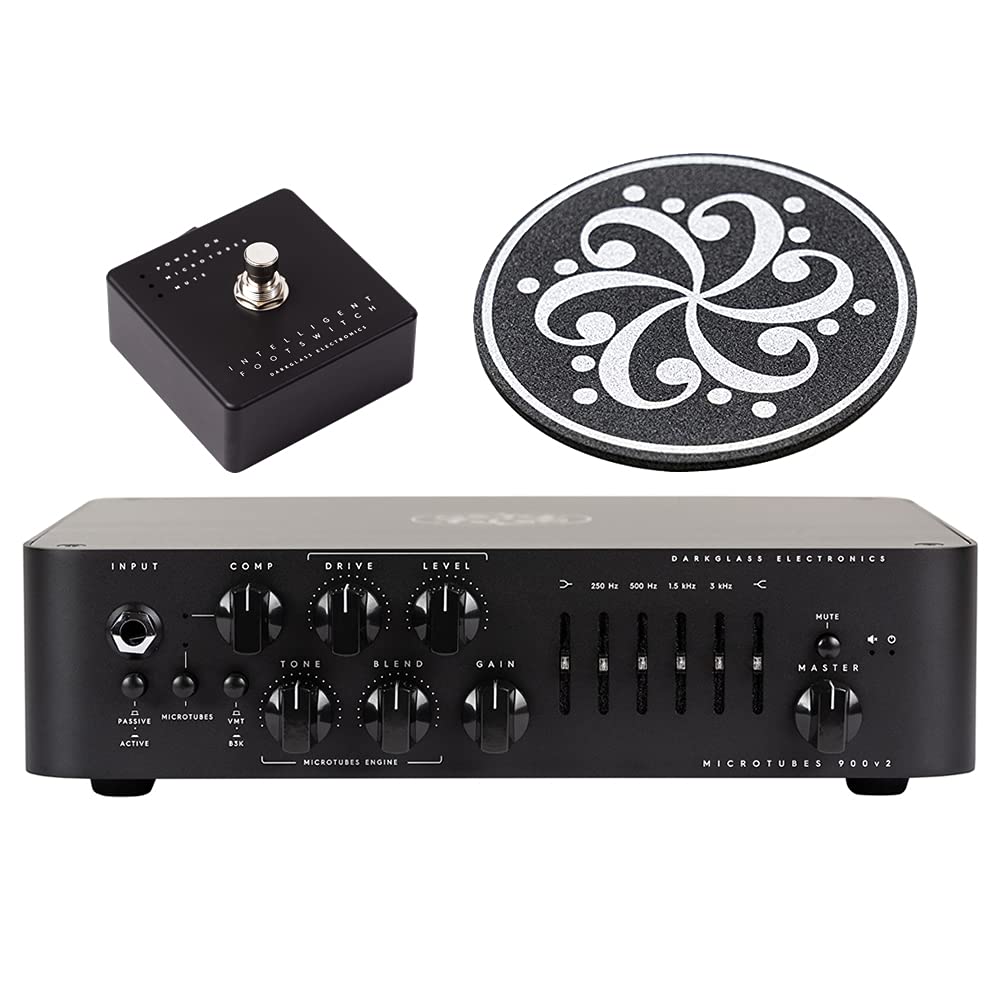 

Darkglass Electronics Bass Head Amplifier Microtubes 900 V2 Black Footswitch Set with Coaster (Intelligent Included) []