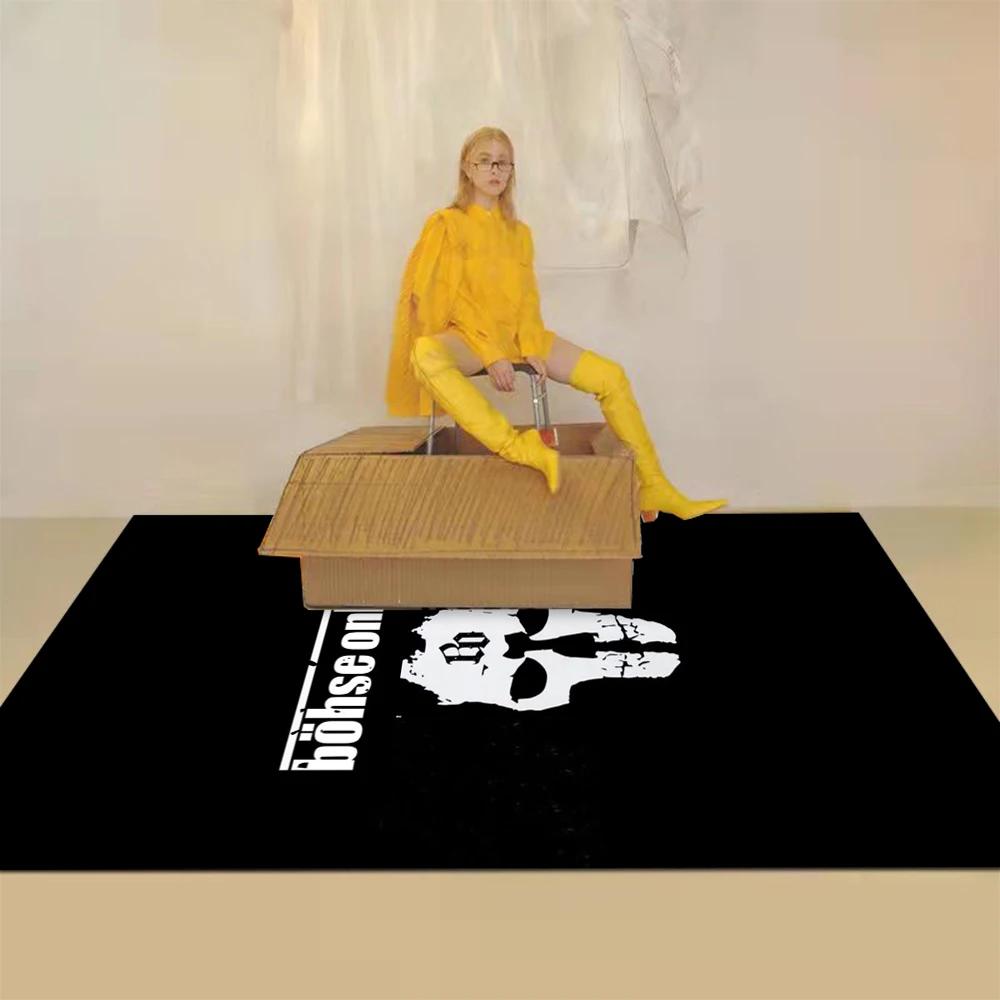 Německo Bohse Onkelz Koberec do obývacího pokoje ložnice bytová dekorace cool protiskluzová pratelná podložka na podlahu kuchyňová podložka pod konferenční stolek