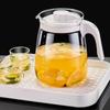 Summer Large Capacity Refrigerator Tea Kettle Tea Separation Cold Kettle Glass High Temperature Flower Teapot Brewing Tea