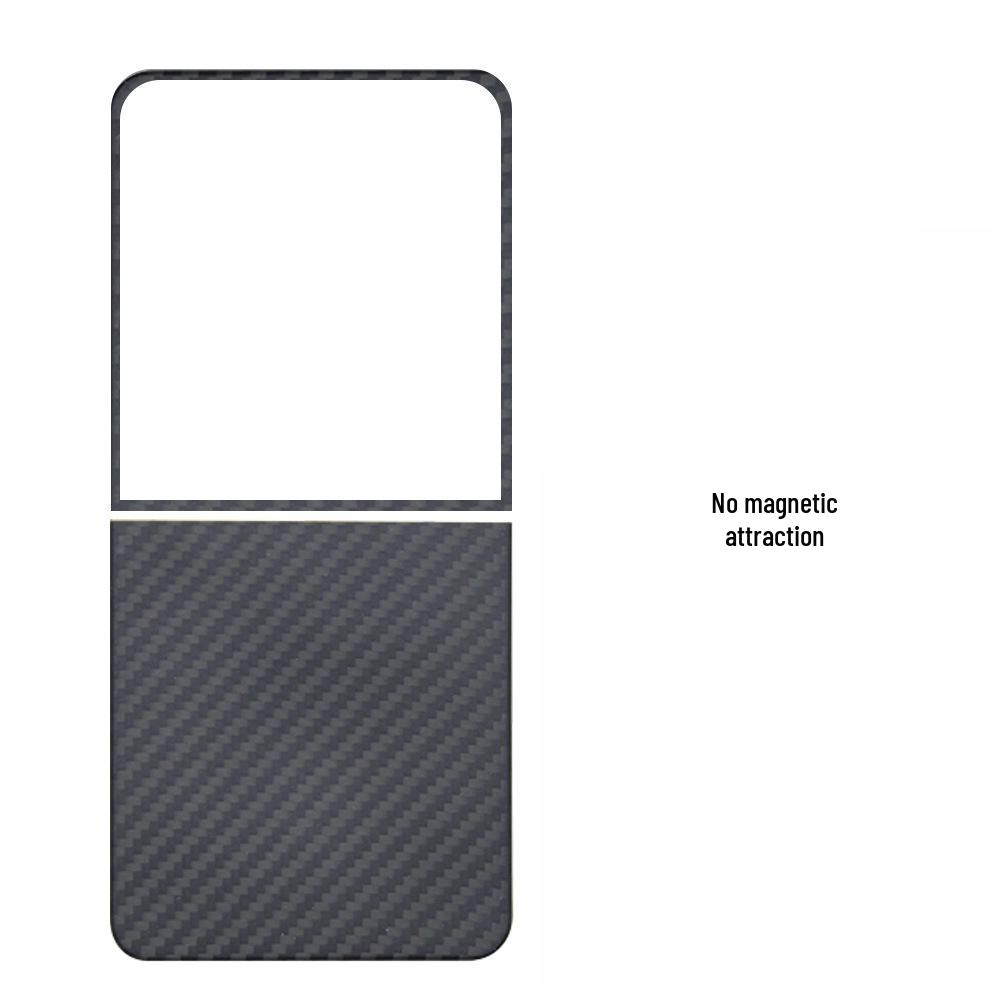 

Kevlar Magnetic Phone Case for Samsung Flip7: Lightweight, Thin, Drop-proof Carbon Fiber Protection. Samsung Flip7 Bottom Cover + Top Cover