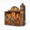Miniature Room Scene Layered Wood DIY Wooden Model Toy Illuminated 3D house