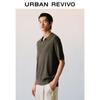 Men's Fashion Solid Short-Sleeve Polo Knit Shirt