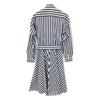 Polo Ralph Lauren Blue X White Striped Shirt Dress Dress 6 Blue X whiteUsed