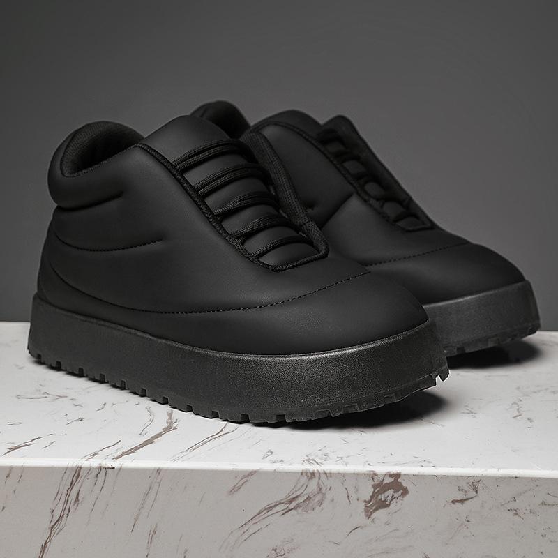 

Хлебные туфли нишевая трендовая обувь обувь на толстой подошве дизайн продвинутое чувство полные туфли оригинальные папины туфли Y 39 чёрный