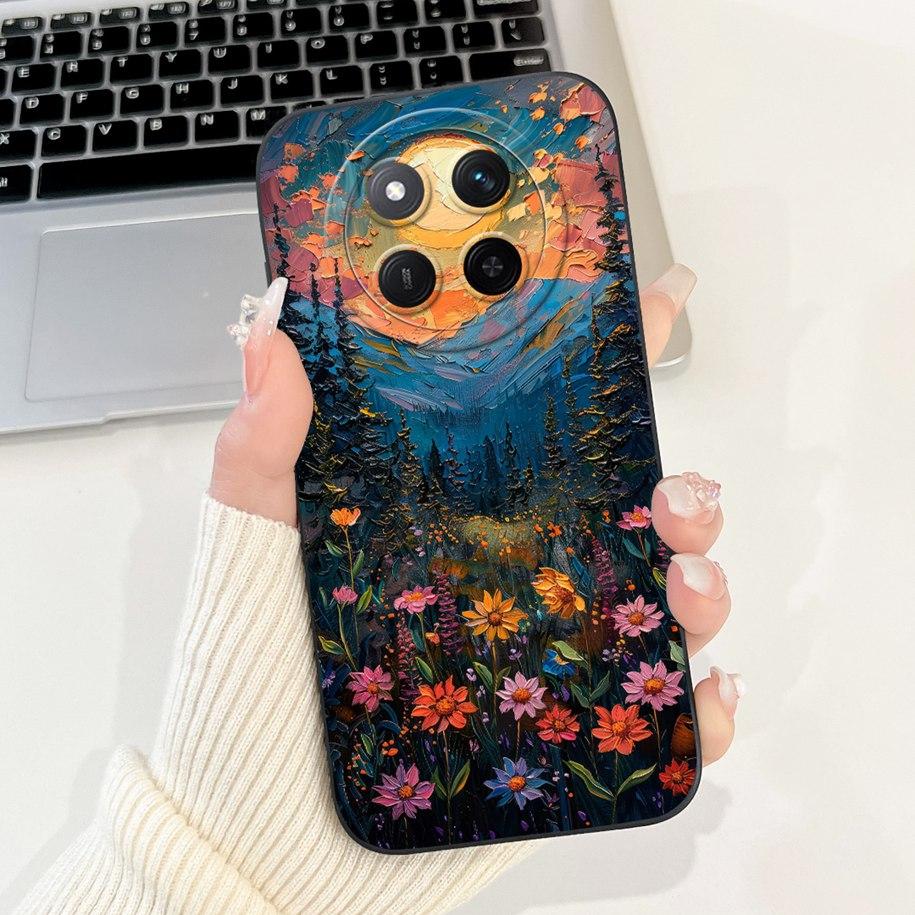 For Honor Magic 7 Lite Case BRP-NX1 Fashion Butterfly Flower Soft Silicone Lens Protective Cover For Honor X9c X 9c Smart Bumper