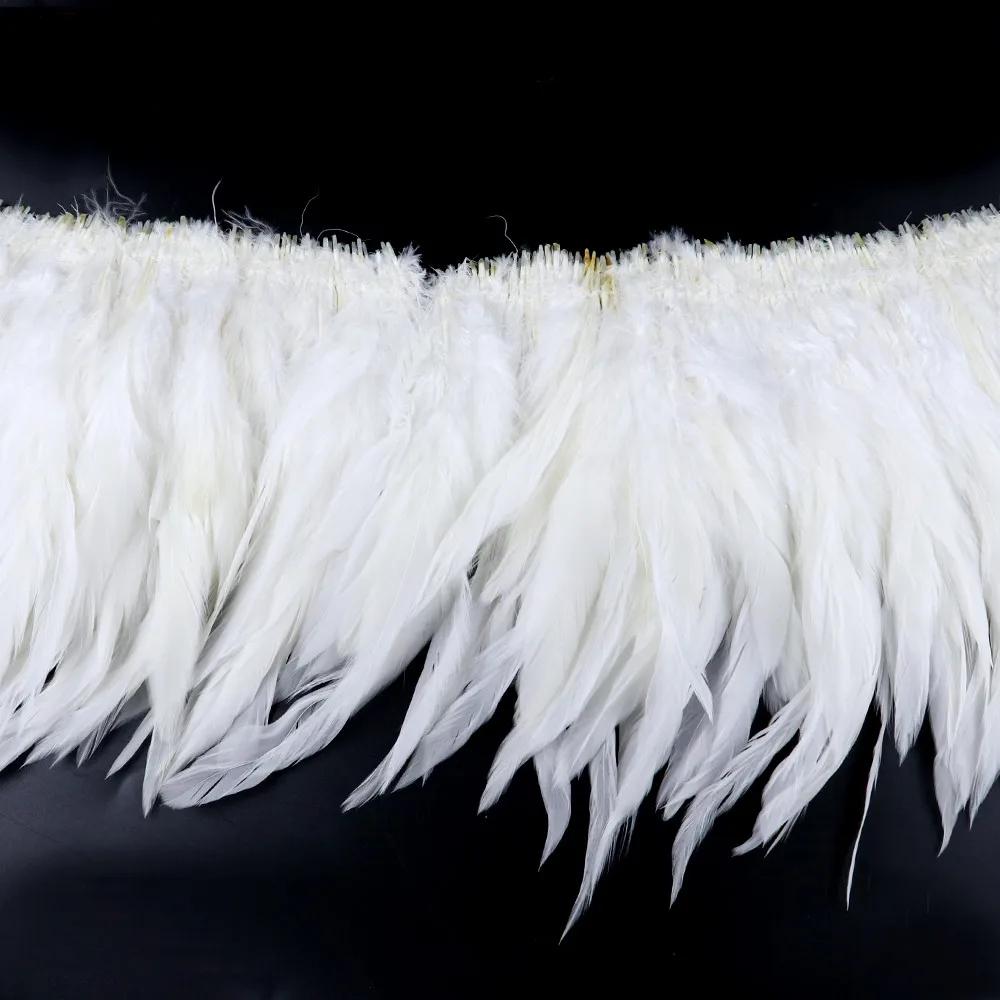 White Rooster Feather Natural Hot Sale Pheasant Plumes Wedding Party Clothing Decoration Accessory 800-1000 Pcs/Lot