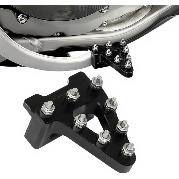 

Motorcycle Brake Pedal Tip Aluminum Billet Universal Rear Brake Pedal Lever Step Tip Replacement For CRF50 XR50 and Most of Pit Bikes From China чорний