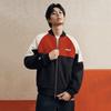 FILA Original Fashion Retro Classic Personality Trendy Casual Color-Block Comfortable Versatile Knitted Jacket Men jackets F11M619510FBK