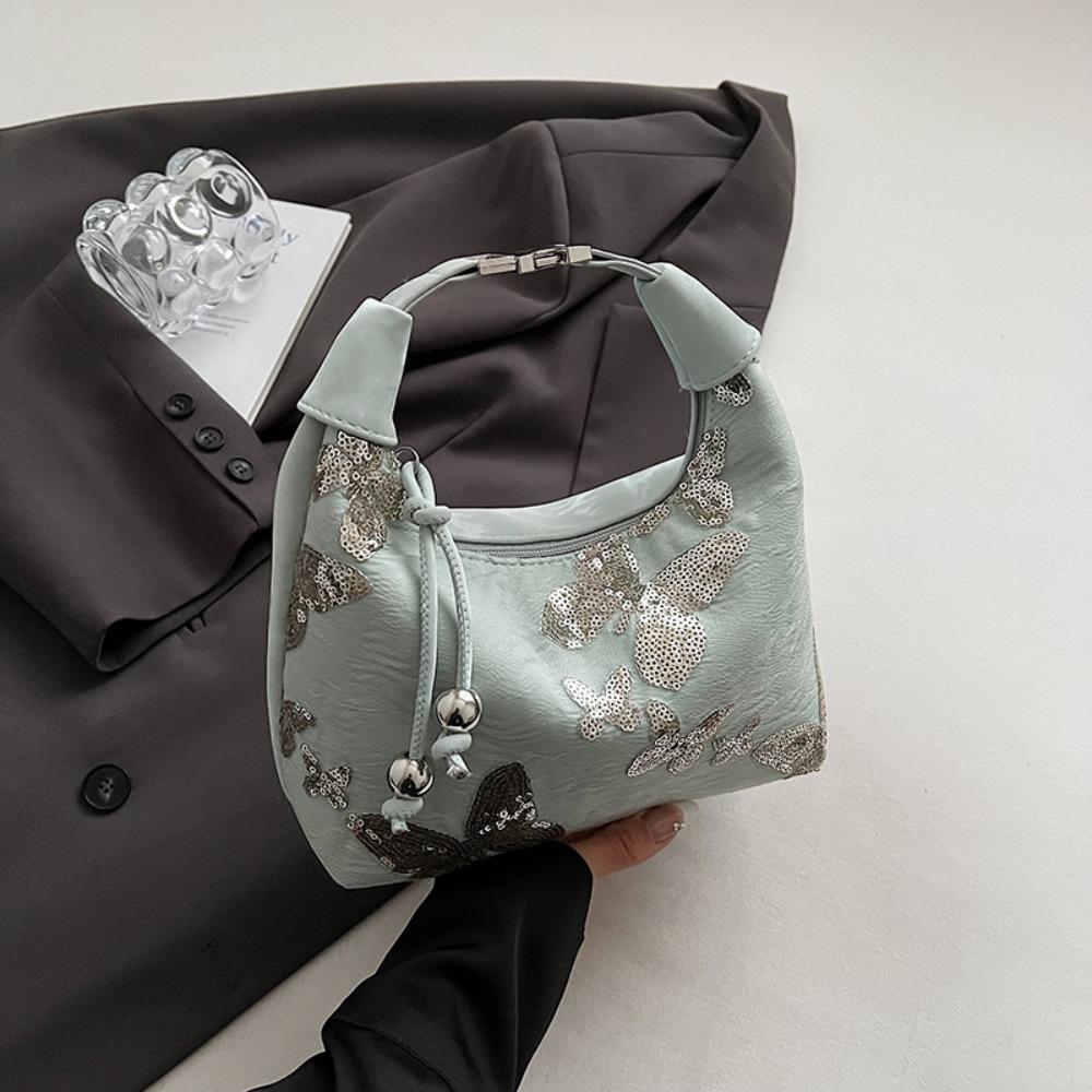 

Кошельки Сумка с вышивкой Ханфу Сумка с пайетками Ципао Элегантная сумка кроссбоди Вечеринка синий