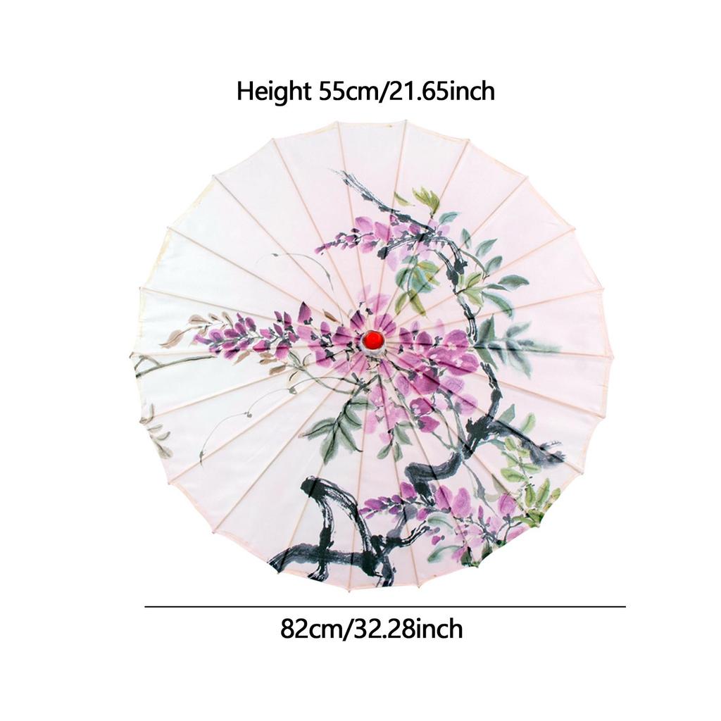 Chinese Oiled Paper Umbrella Japanese Women Decorative Umbrella for Costumes Photography Bridesmaids Party Scenery