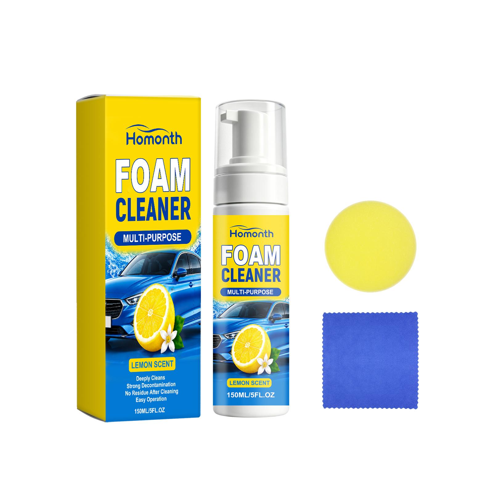 

Multi-purpose foam cleaner Car Interior Cleaning and Home Care Kit Multi-Effect Cleaner 150ml bottle+1Sponge+1Rag/Box