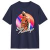 Bam Adebayo TShirt for Men  Novelty Pure Cotton Tee Shirt Round Collar Short Sleeve T Shirts Birthday Present Tops