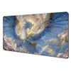 Purple Rose Galaxy Dragon MTG Playmat AntiSlip Stain Resistant Fantasy Gaming Desk Mat for TCG Players
