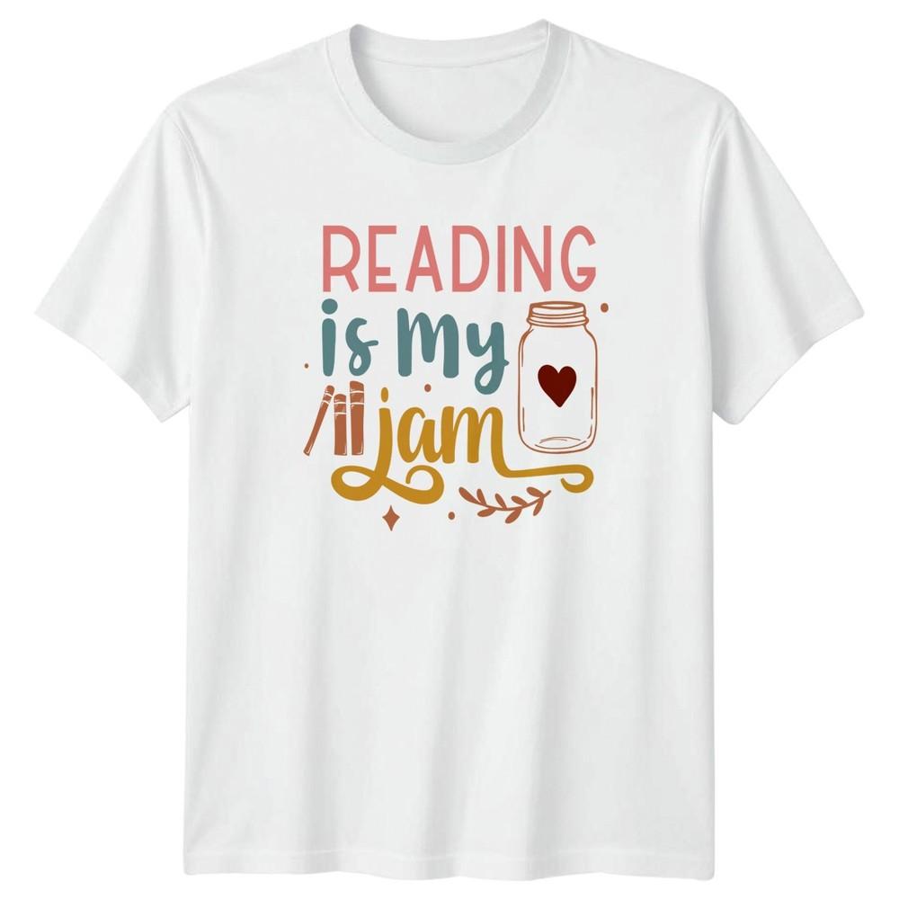 Reading Is My Jam TShirt Book Lover Literature Christmas Gift For Him And Her S