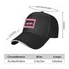 Pink Season Sticker Baseball Cap black tea Hat Anime Hat Golf Hat Man Boy Child Womens
