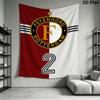 Feyenoord Wandkleed Esthetisch Wandkleed Bedrukt Stof Deken Decoratieve Wandkleden voor Slaapkamer Woonkamer Huisdecoratie