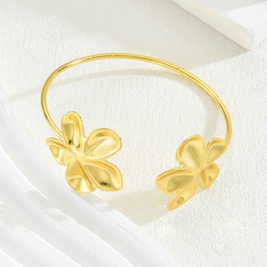 17KM Flower Bracelet For Women Bohemian Style Beaded Chain Adjustable Fashion Jewelry Summer Beach Party Gift Accessories