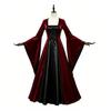 Abito Medievale Rinascimentale Con Corsetto Per Cosplay ed Eventi in Costume