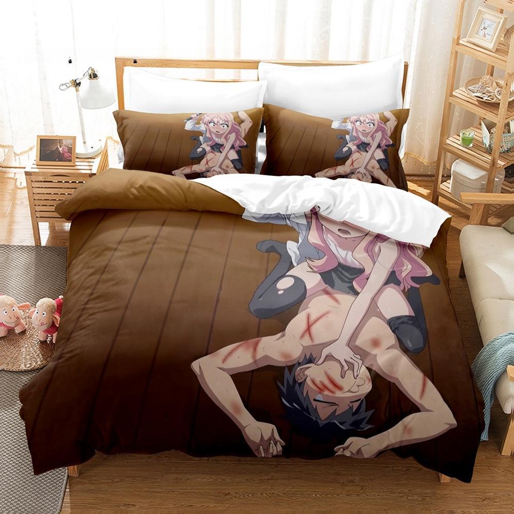New Anime The Familiar of Zero Bedding Set Single Twin Full Queen King Size Bed Set Adult Kid Bedroom Duvet Cover Sets Anime Bed
