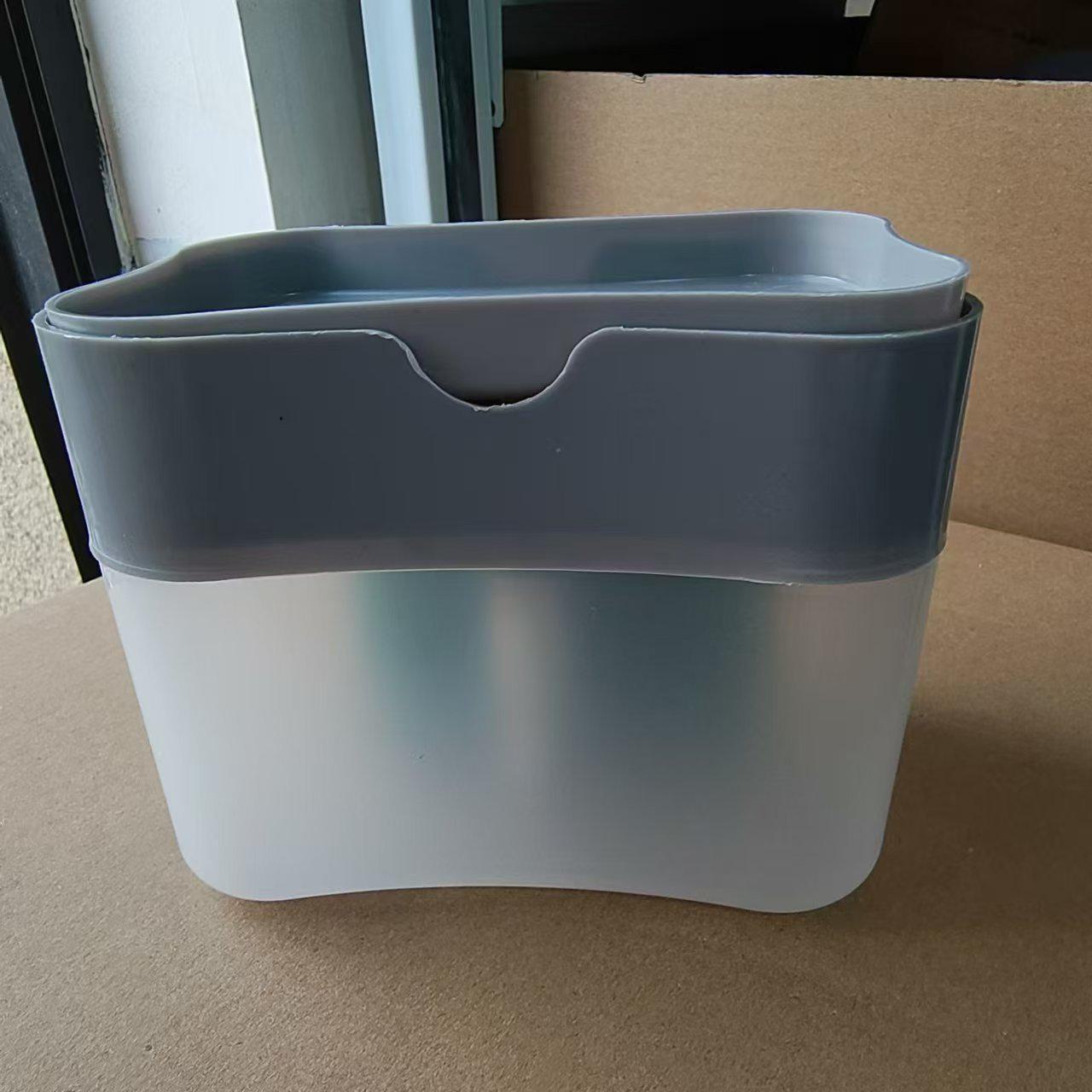 

Автоматический пресс для наполнения жидкостью, кухонная щетка для мытья посуды, дозатор мыла серый