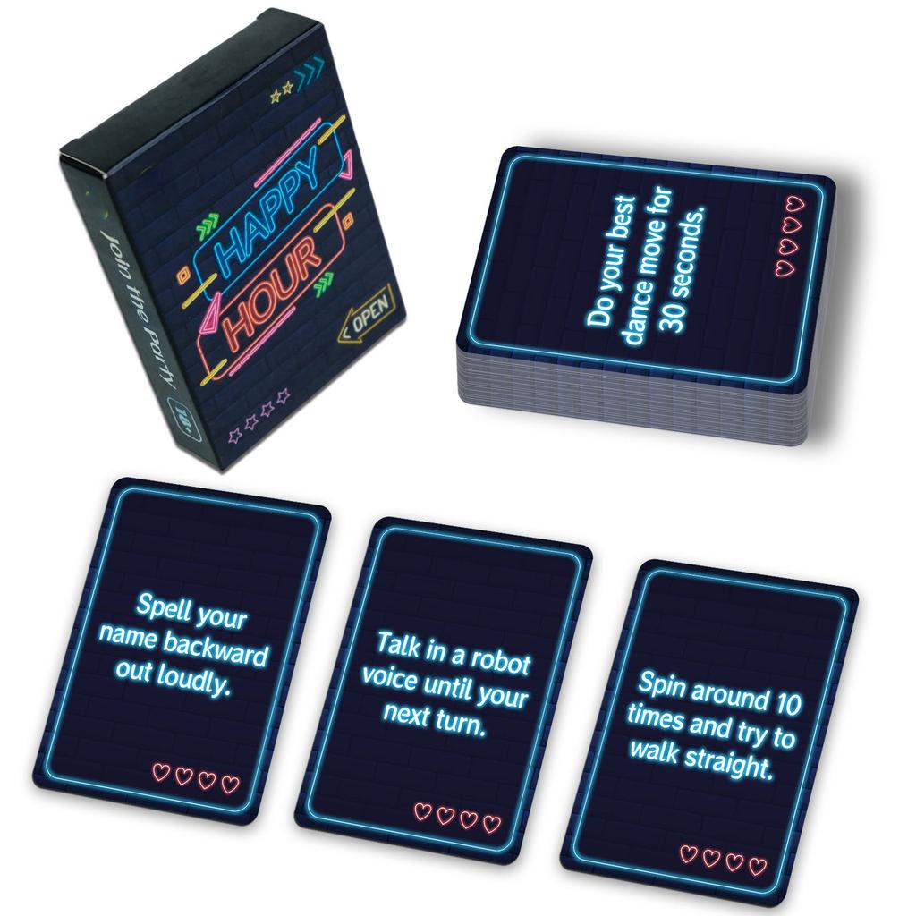 50 Interactive Party Game Cards To Complete Card Instructions For Leisure And Entertainment Game Cards