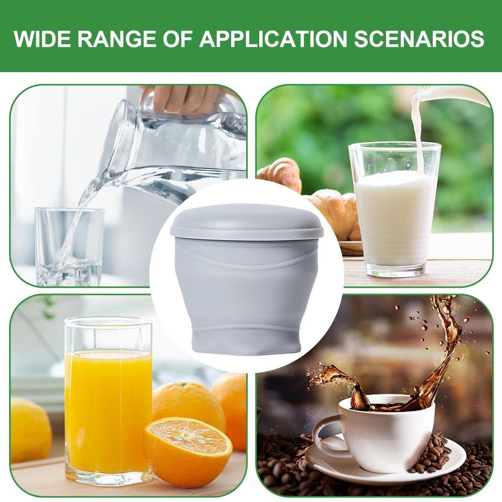 Foldable Cup 180ml Coffee Cup With Lid And Lanyard Portable Mug For Coffee Brewing Cold Drink Juice Outdoor Picnic