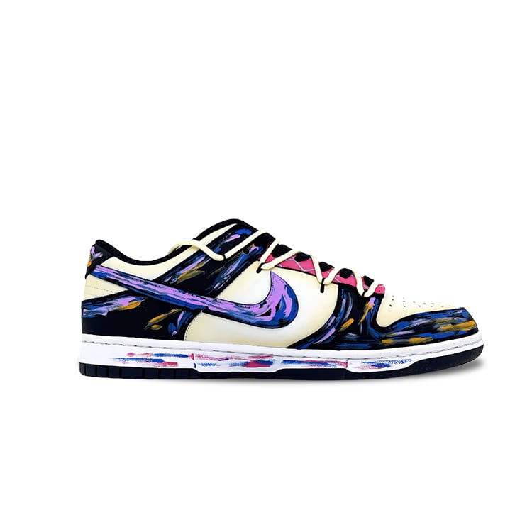 Nike Dunk Odporne na poślizg Odporne na ścieranie Niskie Buty do skateboardingu Unisex Czarne Żółte Niebieskie DD1391-100(Zespół516- )
