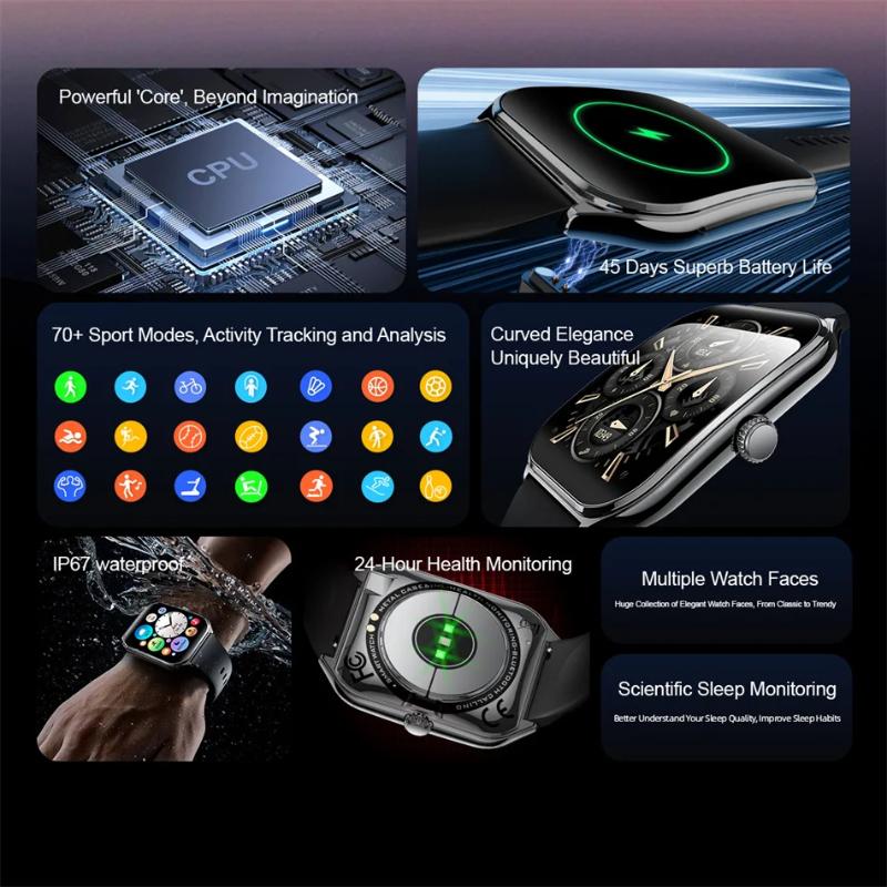 2025 Nové Ultratenké AMOLED Chytré Hodinky Muži 386*448HD Obrazovka Módní Dámský Sportovní Náramek BT Volání Vodotěsné Chytré Hodinky