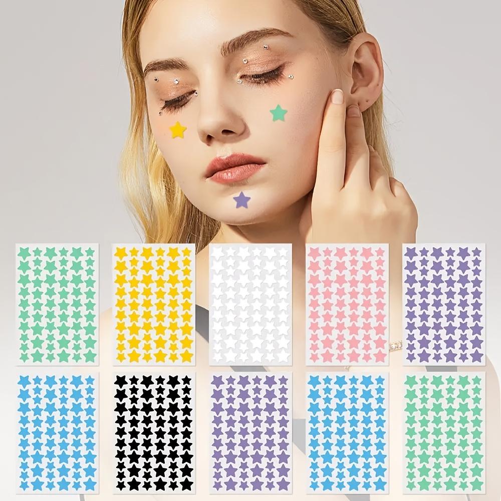 200Pcs Random Colors Star Stickers with Water-Based Glue, Sweatproof Gentle Safe Material for Holiday Anniversary Decor and Craft Projects