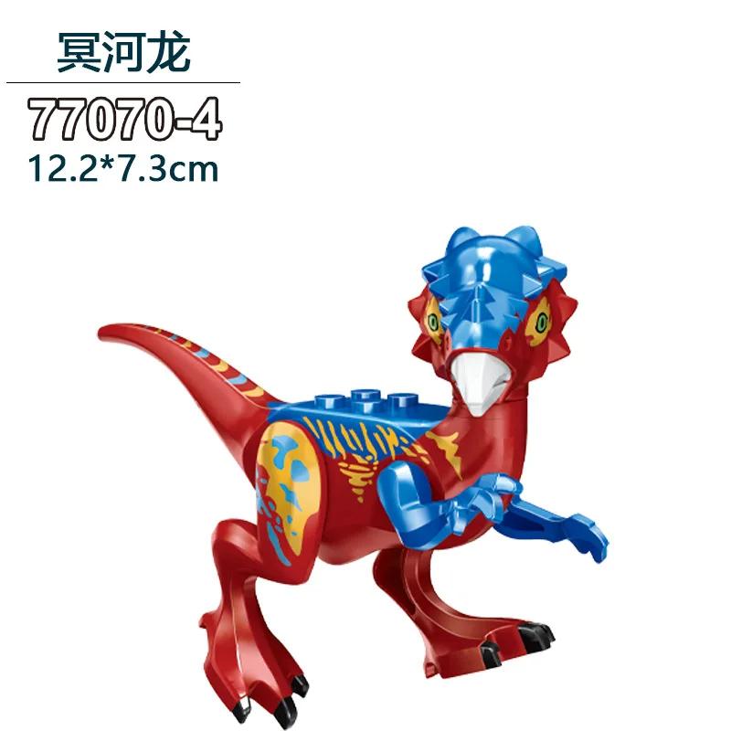 Dinosaur Jurassic World Tyrannosaurus Rex Velociraptor Tyrannosaurus Building Blocks Animal Toys Building Blocks Children's Gift