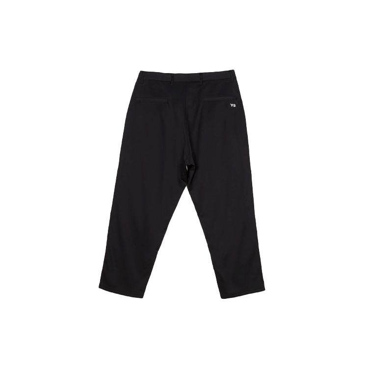 Y-3 Pánské ležérní minimalistické kalhoty s rovnými nohavicemi Černé GK4814