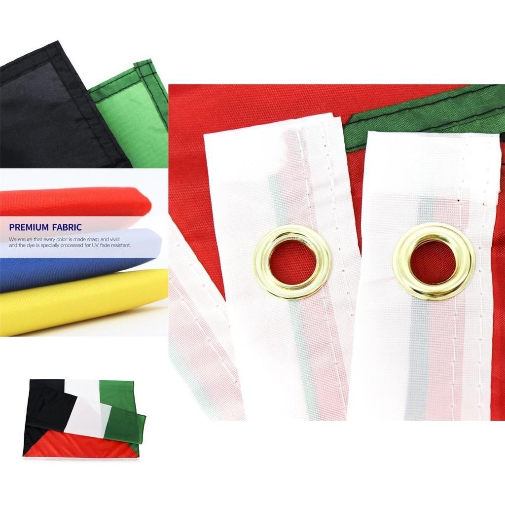 Grote 5 X 3 Ft Palestina Vlag Levendige Kleuren Woondecoratie Voor Palestijnse Supporters