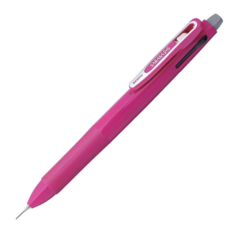 

zebra multifunction pen 2 colors + sharp Sarasa 2+SB pink SJ2-P