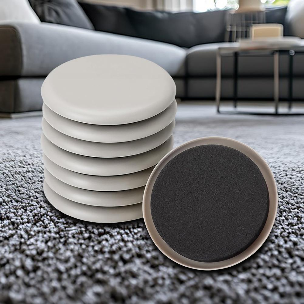 24/40Pcs Furniture Sliders Furniture Gliders Movers Self-Adhesive Heavy Duty Furniture Movers for Home Carpet Hardwood Floors