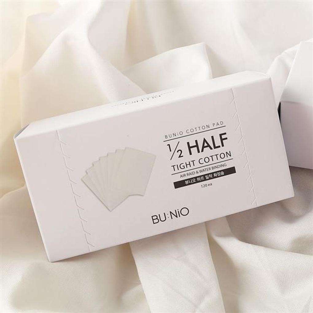 Viewnio Half-Adhesive Cotton Pads (For Toner Packs) 120px X 10