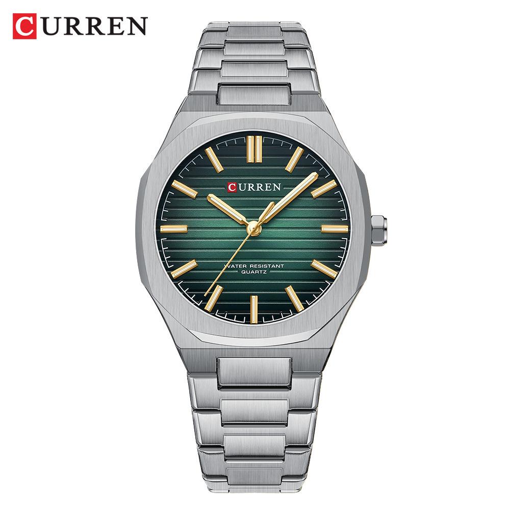 CURREN 8456 Men's Business Quartz Waterproof Steel Wristwatch