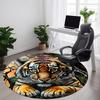 1pc Tiger Cub Office Round Area Rug, Under Office Chairs Bedroom Living Room Home Decor, Room Deco