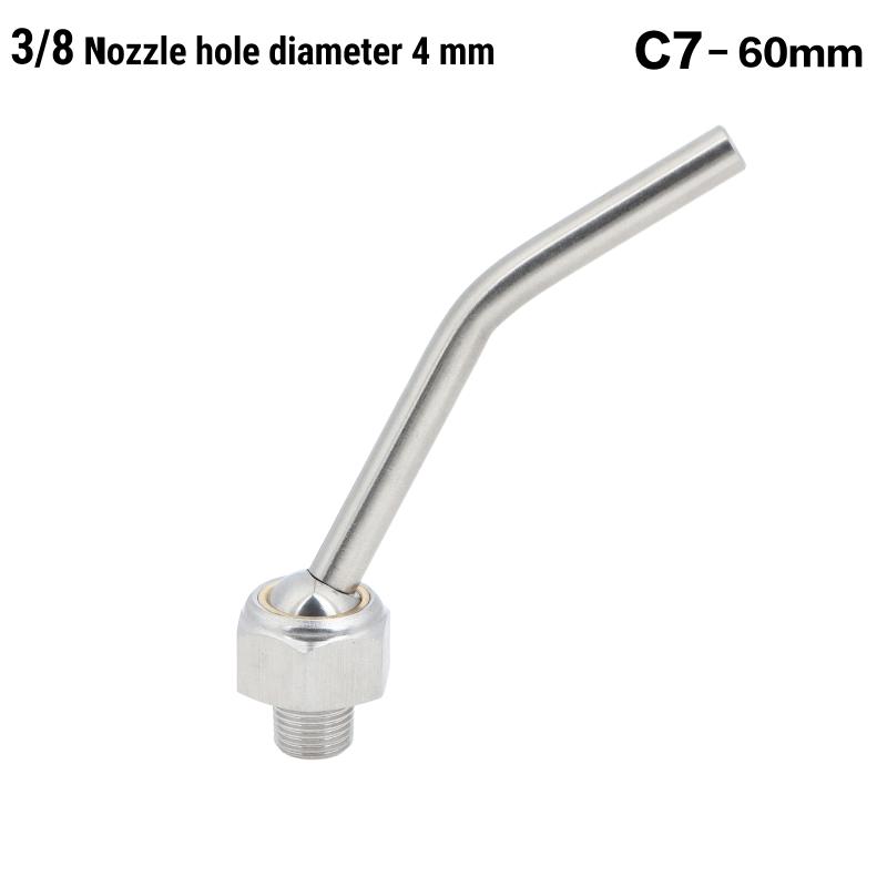 Stainless Steel Coolant Hose Nozzles Low Maintenance Anti Rust for CNC Lathes Toolholder Factory Machining Tooling