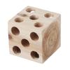 Bird Block Toy Foraging Shredding Wooden   Block Chewing Toy for Lovebirds Cockatiels Budgies