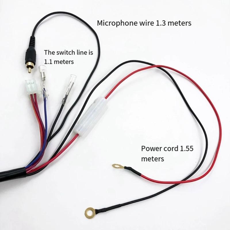 Waterproof Ergonomic Motorcycle Switch Handle Controller for Efficient Light & Sound Management Enhanced Safety Features