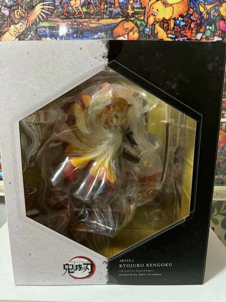 [USED] Demon Slayer: Kimetsu no Yaiba Rengoku Kyojuro ARTFX J Figure