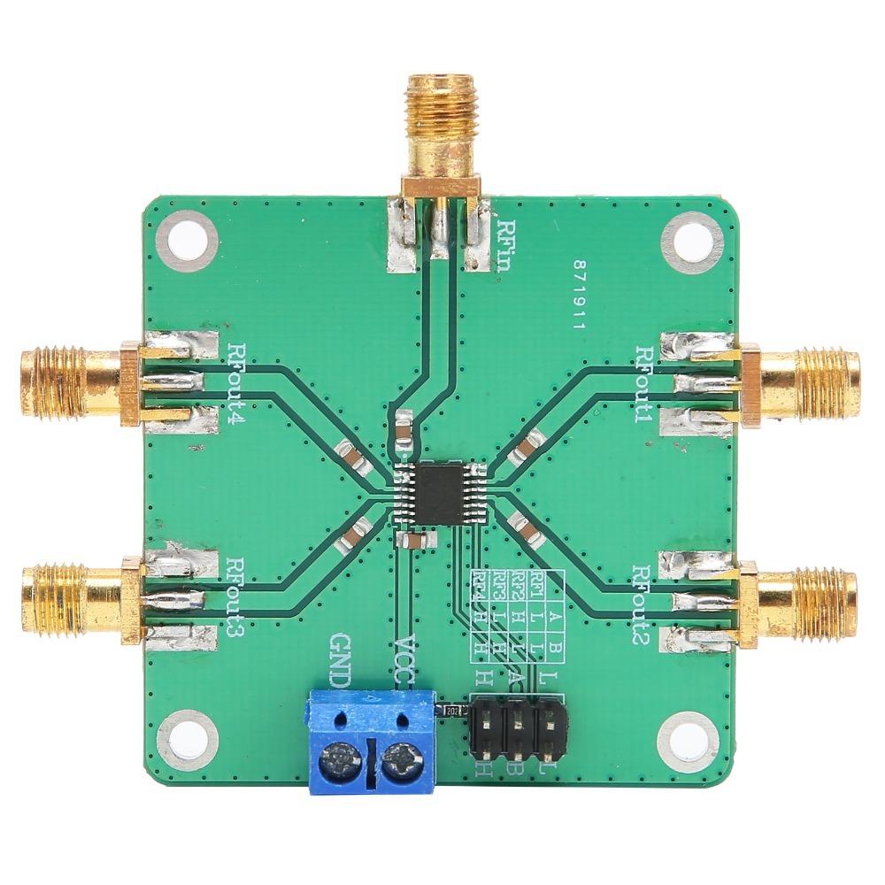 DC-3.5 GHz Single Pole 4 Throw Board DC 5V RF Switch Module DC 5V Switch Module Telecommunications
