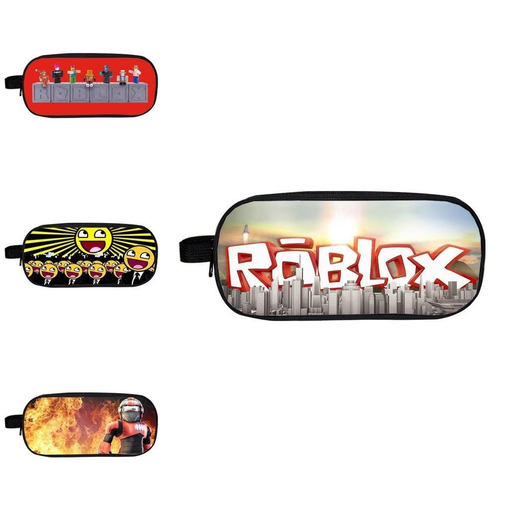 Roblox Cartoon Pencil Case For Boys And Girls With Durable Material**