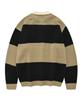 VISION STREETWEAR Vsw Washable Stripe Polo Knit Beige