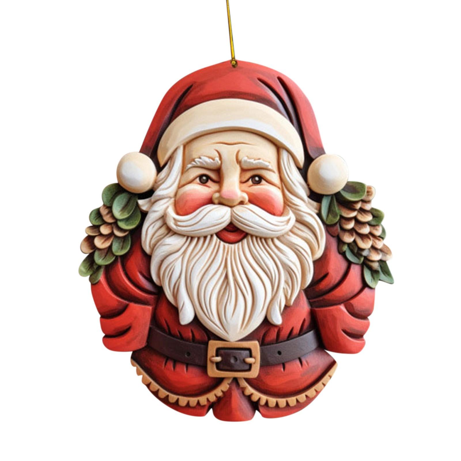 

Подвеска для украшения рождественской елки, забавный мультяшный милый кулон, украшение для садовой елки, незабываемый подарок One Size