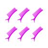 6Pcs Practical Hair Clip for Precise Sectioning Brush Top Design Styling Tools Coloring Cutting DIY Hairstyling Essential