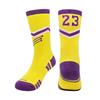 Medium and Small Children's Cotton Thin Socks Digital Number Basketball Socks